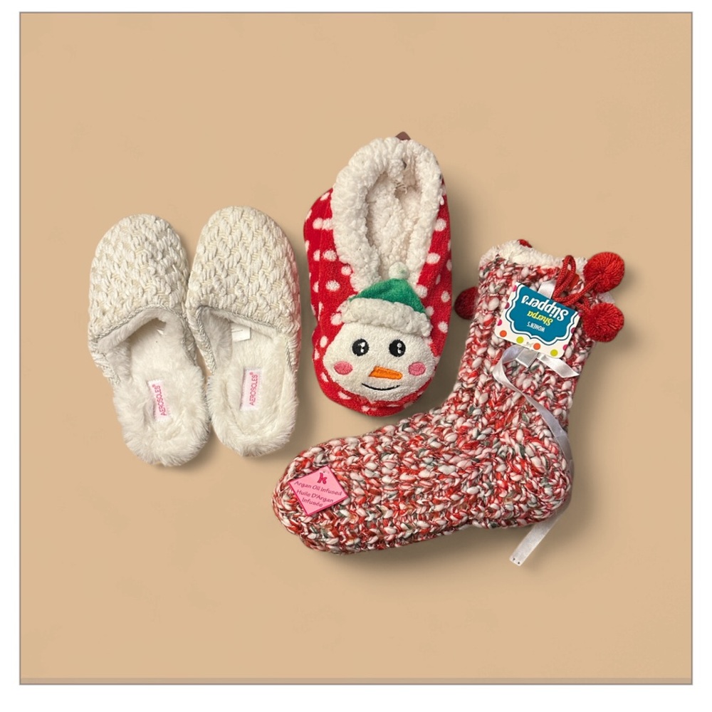 AEROSOLES slippers and slipper socks bundle